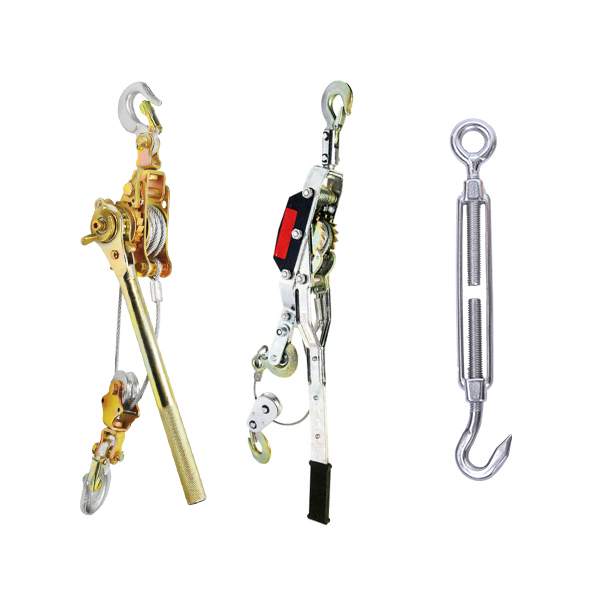 3種不同的鋼絲繩拉緊器 3種不同的鋼絲繩拉緊器